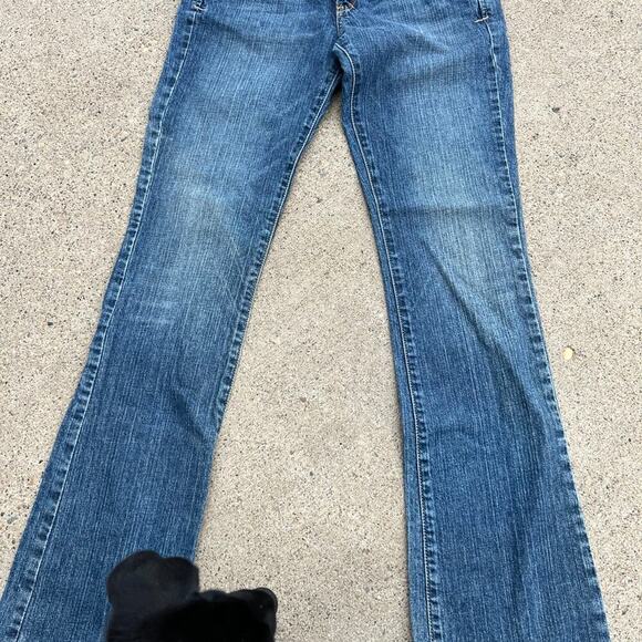 ABERCROMBIE & FITCH, lightly distressed, bootcut women's 2R /32  inseam - Picture 9 of 9